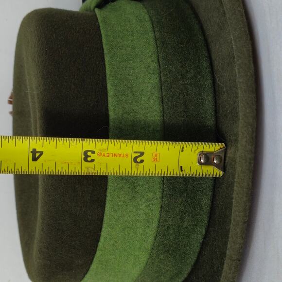 Habsburg traditional german austrian wool felt had green duck feather - Picture 13 of 13